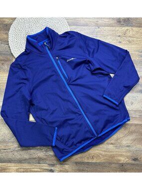 Eddie Bauer Blue Lightweight Jacket Full Zip Mens Large